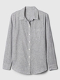 Linen-Blend Easy Shirt