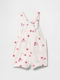 Baby & Toddler Denim Cherry Shortalls