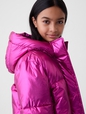 Kids Recycled Metallic Puffer Jacket