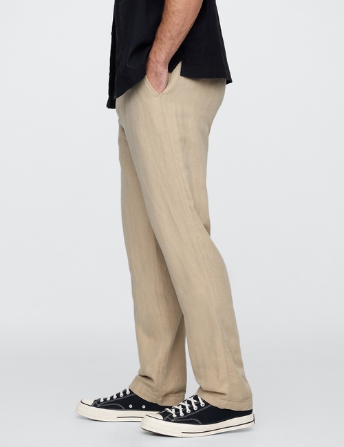 Linen-Cotton Khakis