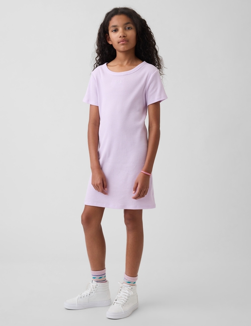 Kids Gap Logo Rib T-Shirt Dress