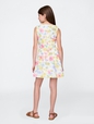 Kids Linen-Cotton Floral Dress