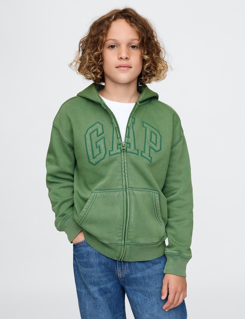 Kids Vintage Soft Full-Zip Hoodie