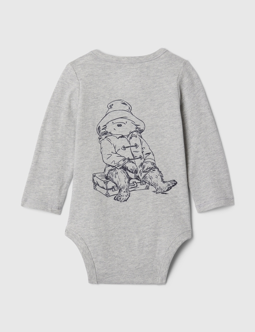 Baby Paddington Organic Cotton Embroidered Bodysuit