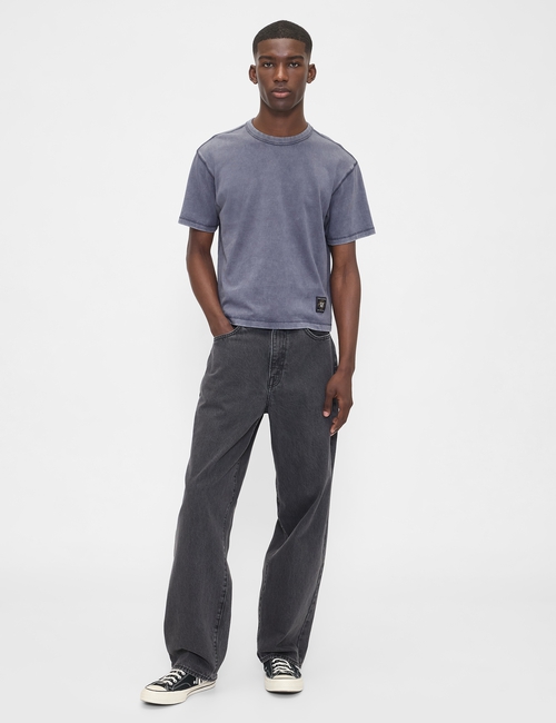 SS WORLD STANDARD CROPPED LOGO T