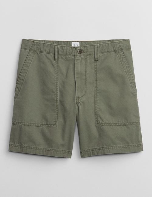 7" Canvas Utility Shorts
