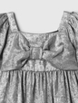 babyGap Shine Puff Sleeve Bow Dress