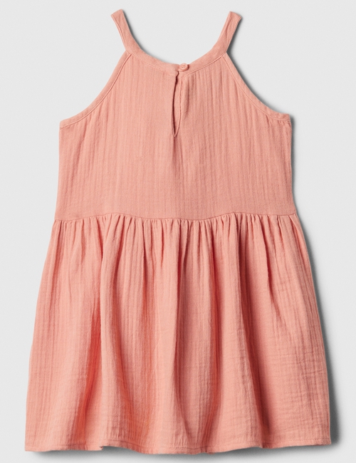 babyGap Gauze Sleeveless Rosette Dress