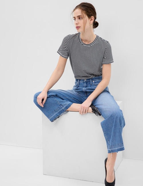 Organic Cotton Vintage Crewneck T-Shirt