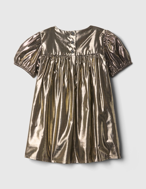 babyGap Metallic Bow Dress