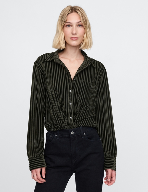 Velvet Relaxed Shirt
