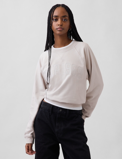 French Terry Raglan Logo Sweatshirt