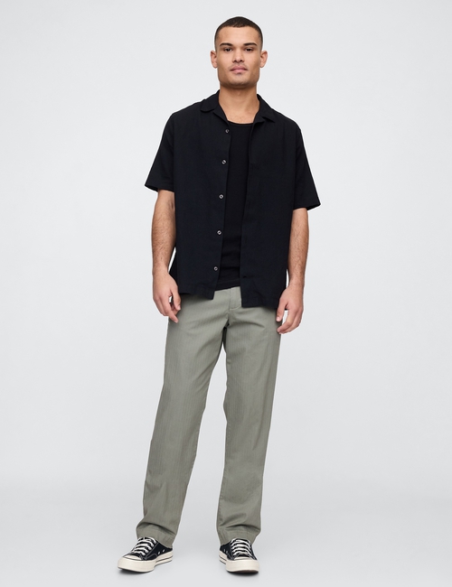 V-SS STANDARD LINEN COTTON RESORT COLLAR