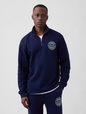 V-DB GRAPHIC QTR ZIP