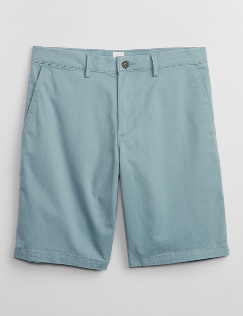 10" Essential Khaki Shorts with Washwell
