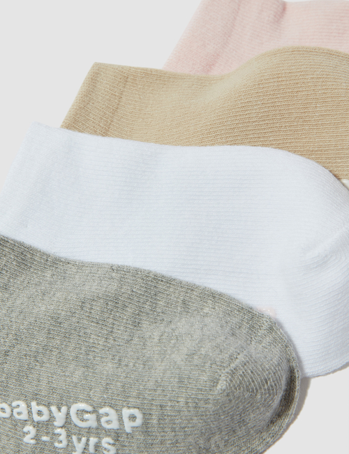 Toddler No Show Socks (4-Pack)