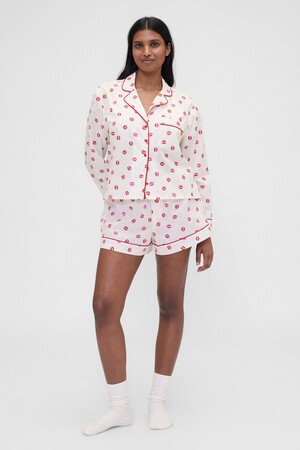 Gap × Summer Fridays Poplin Kiss PJ Boxer Shorts