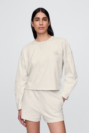 VintageSoft Oversized Logo Sweatshirt