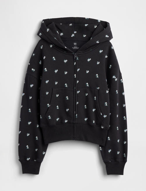 Kids VintageSoft Oversized Logo Zip Hoodie