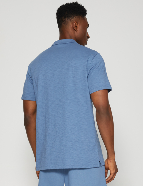 Lived-In Johnny Collar Polo Shirt