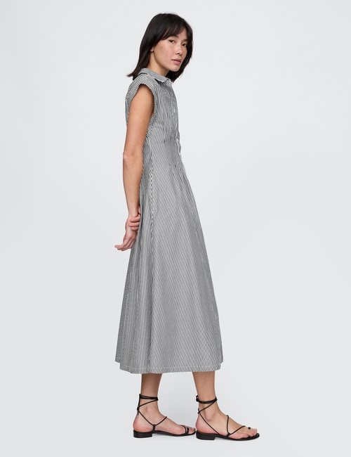 Poplin Midi Shirtdress