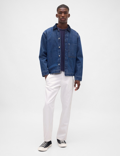 STRAIGHT FIT WHITE TROUSER