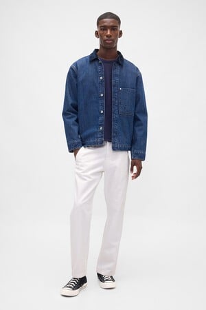 STRAIGHT FIT WHITE TROUSER