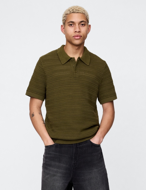 Sweater Polo Shirt