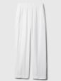 Mid Rise Gauze Wide-Leg Pull-On Pants