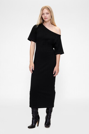 GAP STUDIO OFF THE SHOULDER JULIA JERSEY DRESS