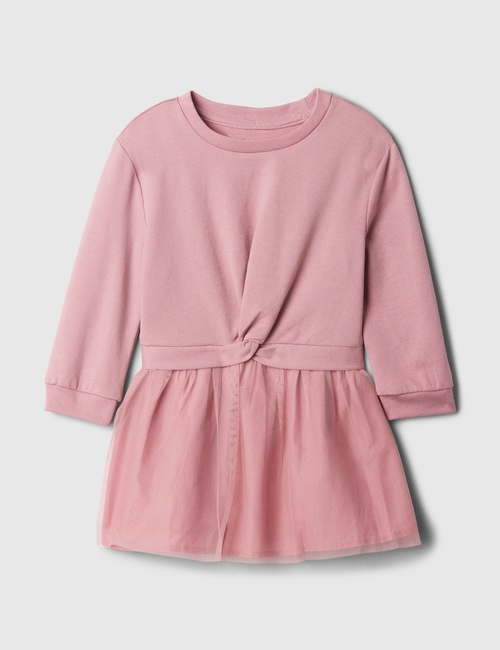 babyGap Twist-Front Sweatshirt Dress