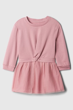 babyGap Twist-Front Sweatshirt Dress