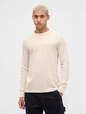 V-FRCH LS WAFFLE MINI LOGO CREW