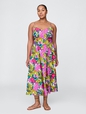 Floral V-Neck Midi Dress