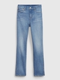 Mid Rise Split-Hem Vintage Slim Jeans
