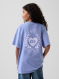 Kids Gap Heart Logo Oversized Tunic T-Shirt