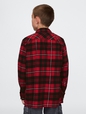 Kids Organic Cotton Flannel Shirt