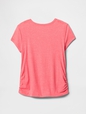 Kids Ruched Gap Logo T-Shirt