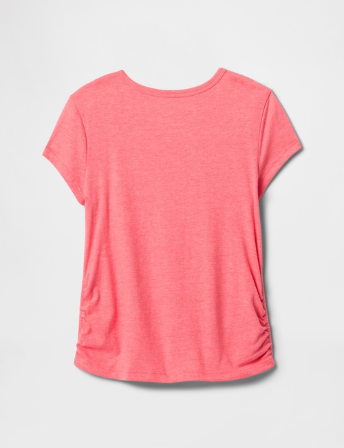 Kids Ruched Gap Logo T-Shirt
