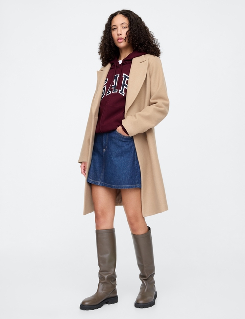 Relaxed Gap Logo Zip Hoodie