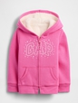 babyGap Logo Sherpa-Lined Hoodie