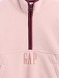 Kids Sherpa Logo Half-Zip Pullover