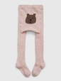 Toddler Bear Cable Knit Tights