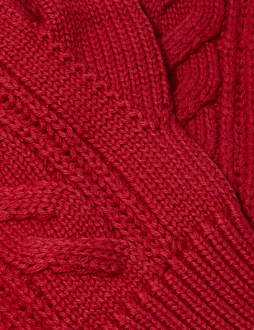 Cable-Knit Mittens