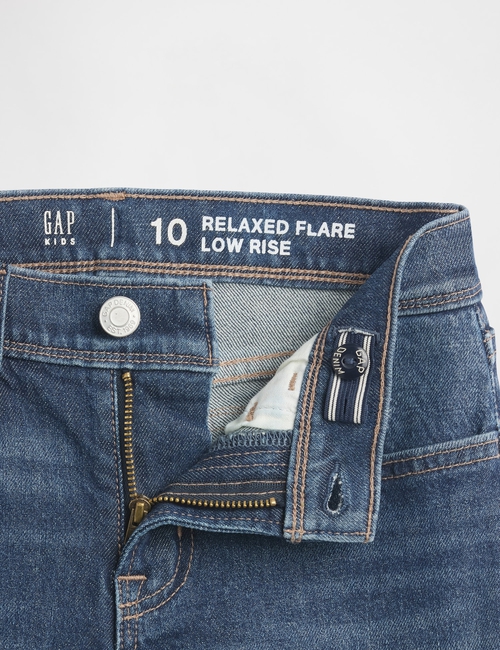 Kids Low Rise Relaxed Flare Jeans