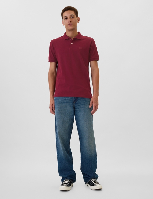 Gap Logo Pique Polo Shirt