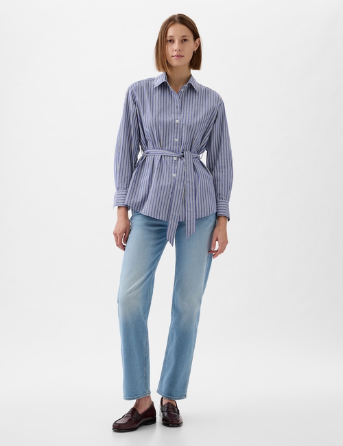 Organic Cotton Belted Big Shirt