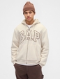 Relaxed Gap Logo Sherpa-Lined Zip Hoodie