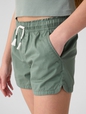 Kids Twill Pull-On Shorts