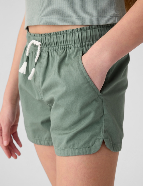 Kids Twill Pull-On Shorts